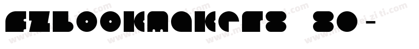 fzbookmaker8 80字体转换